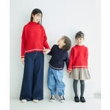 リブ切り替えニットプルオーバー WEB限定サイズ:110cm リンクコーデ | ROPE' PICNIC【KIDS】 | 詳細画像28
