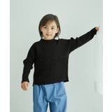 リブ切り替えニットプルオーバー WEB限定サイズ:110cm リンクコーデ | ROPE' PICNIC【KIDS】 | 詳細画像5