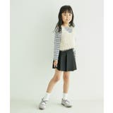 【KIDS】細ボーダー天竺トップス/リンクコーデ・WEB限定サイズ:110cm | ROPE' PICNIC【KIDS】 | 詳細画像11 