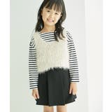 【KIDS】細ボーダー天竺トップス/リンクコーデ・WEB限定サイズ:110cm | ROPE' PICNIC【KIDS】 | 詳細画像13 