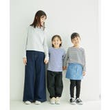 【KIDS】細ボーダー天竺トップス/リンクコーデ・WEB限定サイズ:110cm | ROPE' PICNIC【KIDS】 | 詳細画像28 
