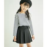 【KIDS】細ボーダー天竺トップス/リンクコーデ・WEB限定サイズ:110cm | ROPE' PICNIC【KIDS】 | 詳細画像5 