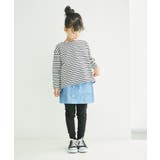 【KIDS】細ボーダー天竺トップス/リンクコーデ・WEB限定サイズ:110cm | ROPE' PICNIC【KIDS】 | 詳細画像7 