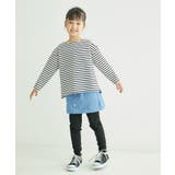 【KIDS】細ボーダー天竺トップス/リンクコーデ・WEB限定サイズ:110cm | ROPE' PICNIC【KIDS】 | 詳細画像9 