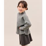 【KIDS キッズ】もちもちリブ切り替えニットプルオーバー イージーケア | ROPE' PICNIC【KIDS】 | 詳細画像7 