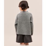 【KIDS キッズ】もちもちリブ切り替えニットプルオーバー イージーケア | ROPE' PICNIC【KIDS】 | 詳細画像8 