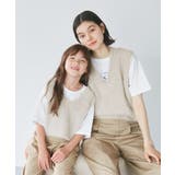 【KIDS/キッズ】ラメショートフェザーニットベスト/リンクコーデ | ROPE' PICNIC【KIDS】 | 詳細画像3 