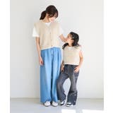 【KIDS/キッズ】ラメショートフェザーニットベスト/リンクコーデ | ROPE' PICNIC【KIDS】 | 詳細画像2 