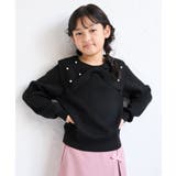 【KIDS キッズ】マシュマロニット パールリボンカラープルオーバー | ROPE' PICNIC【KIDS】 | 詳細画像4 