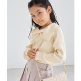 【KIDS キッズ】マシュマロニット パールリボンカラープルオーバー | ROPE' PICNIC【KIDS】 | 詳細画像7 