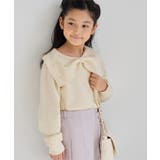 【KIDS キッズ】マシュマロニット パールリボンカラープルオーバー | ROPE' PICNIC【KIDS】 | 詳細画像8 