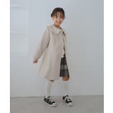 【KIDS/キッズ】ビジューボタン衿つきAラインコート/リンクコーデ | ROPE' PICNIC【KIDS】 | 詳細画像2 