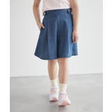 【KIDS】ハートボタンデニムキュロット | ROPE' PICNIC【KIDS】 | 詳細画像12 