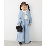 【KIDS】ハートボタンデニムワイドパンツ | ROPE' PICNIC【KIDS】 | 詳細画像16