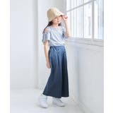 【KIDS】ハートボタンデニムワイドパンツ | ROPE' PICNIC【KIDS】 | 詳細画像3