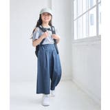 【KIDS】ハートボタンデニムワイドパンツ | ROPE' PICNIC【KIDS】 | 詳細画像4