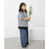 【KIDS】ハートボタンデニムワイドパンツ | ROPE' PICNIC【KIDS】 | 詳細画像7