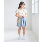 【KIDS】スカートライクデニムキュロットパンツ | ROPE' PICNIC【KIDS】 | 詳細画像3 