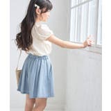 【KIDS】スカートライクデニムキュロットパンツ | ROPE' PICNIC【KIDS】 | 詳細画像5 