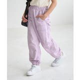 ラベンダー(52) | 【KIDS/キッズ】ユニセックスワッシャーラインパンツ | ROPE' PICNIC【KIDS】