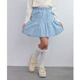 【KIDS/キッズ】インパンツ付きハートポケットデニムスカート | ROPE' PICNIC【KIDS】 | 詳細画像2 