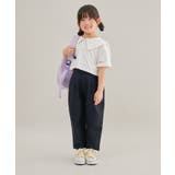 【KIDS】ブライトシリーズ/サイドボタンタックロングパンツ/リンクコーデ | ROPE' PICNIC【KIDS】 | 詳細画像3 