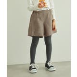 【KIDS】ウーリッシュチェックキュロット | ROPE' PICNIC【KIDS】 | 詳細画像1 