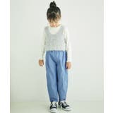 【KIDS】ストレッチツイルバレルパンツ/WEB限定サイズ:110cm | ROPE' PICNIC【KIDS】 | 詳細画像18 