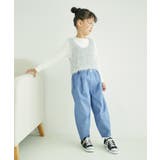 【KIDS】ストレッチツイルバレルパンツ/WEB限定サイズ:110cm | ROPE' PICNIC【KIDS】 | 詳細画像19 