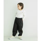 【KIDS】ストレッチツイルバレルパンツ/WEB限定サイズ:110cm | ROPE' PICNIC【KIDS】 | 詳細画像3 