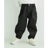 【KIDS】ストレッチツイルバレルパンツ/WEB限定サイズ:110cm | ROPE' PICNIC【KIDS】 | 詳細画像4 