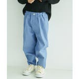 ブルー(44) | 【KIDS】ストレッチツイルバレルパンツ/WEB限定サイズ:110cm | ROPE' PICNIC【KIDS】