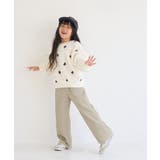 【KIDS】裏ベロアケーブルワイドパンツ | ROPE' PICNIC【KIDS】 | 詳細画像8 
