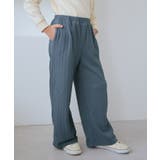 サックス(48) | 【KIDS/キッズ】裏ベロアケーブルフレアパンツ | ROPE' PICNIC【KIDS】