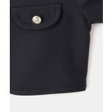 【KIDS/キッズ】パイピングノーカラージャケット/セレモニー対応 | ROPE' PICNIC【KIDS】 | 詳細画像9 