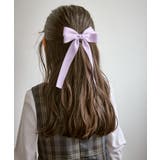 ラベンダー系(53) | 【KIDS/キッズ】ビックリボンヘアゴム | ROPE' PICNIC【KIDS】