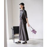 セットアップ対応/ミニ裏毛ワンポイント刺繍入りスカート | ROPE' PICNIC | 詳細画像2