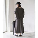 セットアップ対応/ミニ裏毛ワンポイント刺繍入りスカート | ROPE' PICNIC | 詳細画像5