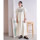 セットアップ対応/ミニ裏毛ワンポイント刺繍入りスカート | ROPE' PICNIC | 詳細画像8