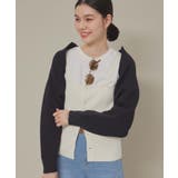 ネイビー(40) | スポンディッシュショートカーディガン | ROPE' PICNIC