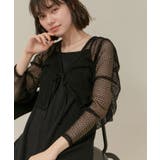 クロップドメッシュカットカーディガン | ROPE' PICNIC | 詳細画像4 