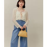 クロップドメッシュカットカーディガン | ROPE' PICNIC | 詳細画像7 