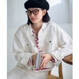 ショート丈ホワイトデニムジャケット | ROPE' PICNIC | 詳細画像3