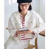 ホワイト(10) | ショート丈ホワイトデニムジャケット | ROPE' PICNIC