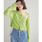 フロントジップショート丈メランジニットプルオーバー | ROPE' PICNIC | 詳細画像17 