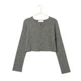 フロントジップショート丈メランジニットプルオーバー | ROPE' PICNIC | 詳細画像18 