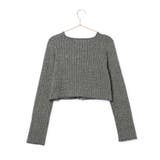 フロントジップショート丈メランジニットプルオーバー | ROPE' PICNIC | 詳細画像21 