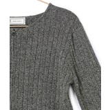 フロントジップショート丈メランジニットプルオーバー | ROPE' PICNIC | 詳細画像23 