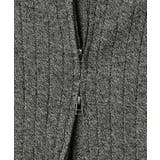 フロントジップショート丈メランジニットプルオーバー | ROPE' PICNIC | 詳細画像26 