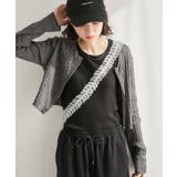 フロントジップショート丈メランジニットプルオーバー | ROPE' PICNIC | 詳細画像5 